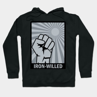 Iron-Willed - Fist - Rising Sun Hoodie